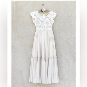 Joyfolie Macy Dress in Cream 4T